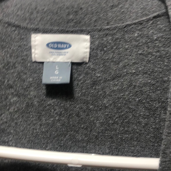 Grey Old Navy Buttoned Cardigan with Pockets - Picture 3 of 4